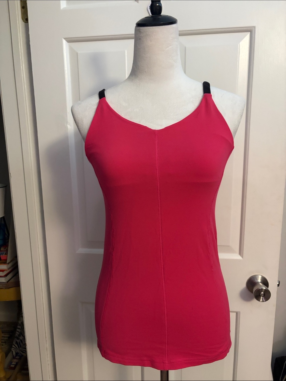 C9 by Champion Bright Pink Tank with Black Straps